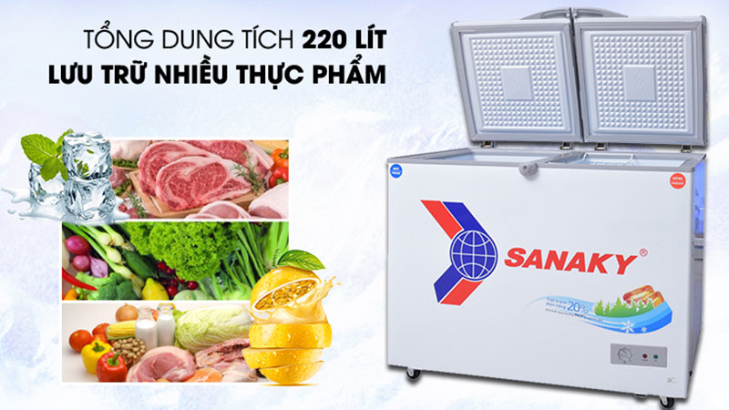 Dung t&iacute;ch tủ dưới 300l
